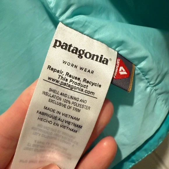 Patagonia Nano Puff RARE sea foam green Vest - Picture 5 of 8